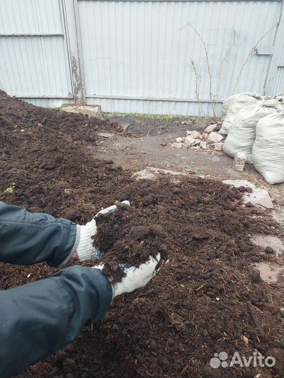 Навоз, перегной коровий в мешках