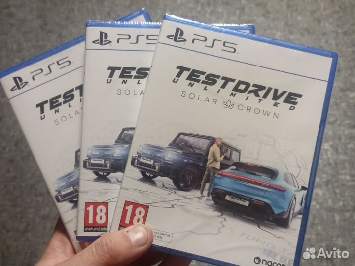 Диск новый Test drive unlimited ps5 русские суб