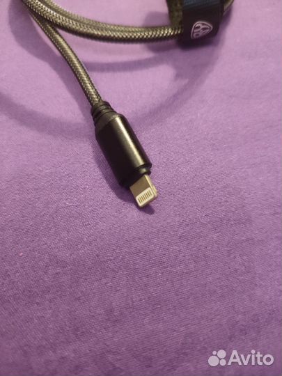 Кабель для зарядки USB tupe-C светящийся (Лайтнинг