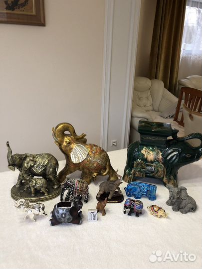 Слоны, коллекция 12шт