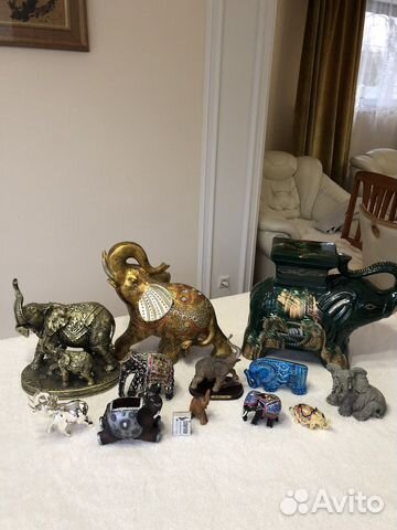 Слоны, коллекция 12шт