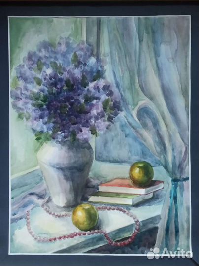Картина акварель натюрморт