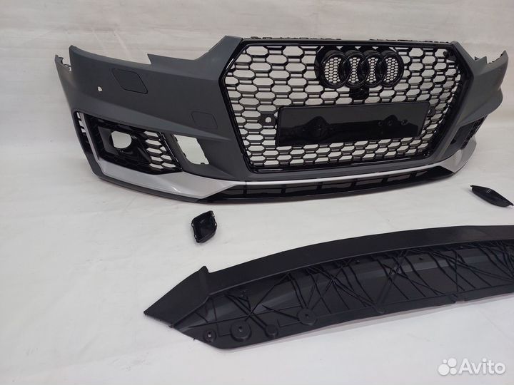Audi a4 b9 передний бампер рс4 стиль