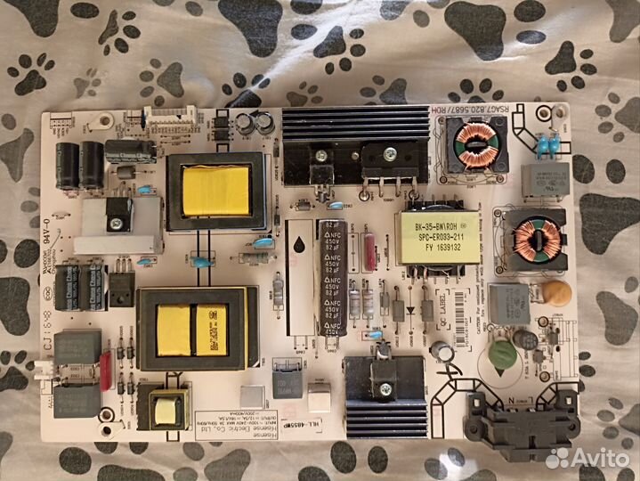 Телевизор по запчастям Dexp U40B9000H