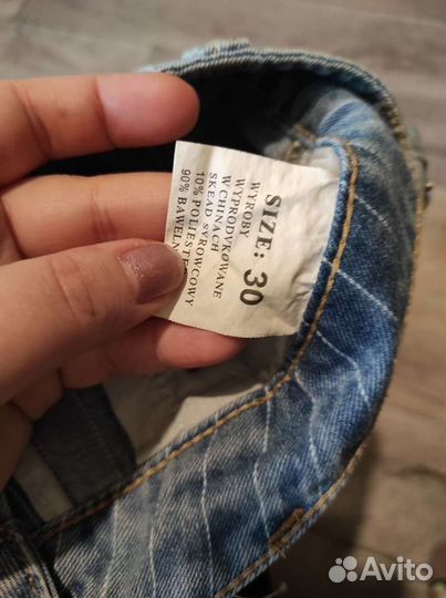 Джинсовые шорты р48