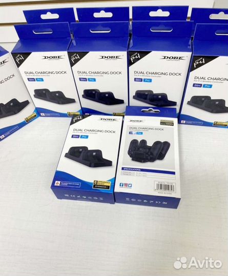 Зарядная станция PS4 Dobe Dual Charging Dock - PS4