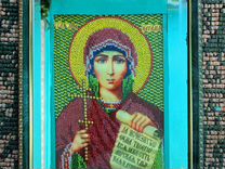 Икона Святая Наталья (Наталия), вышита бисером