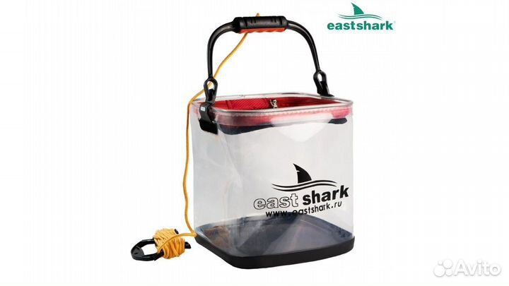 Ведро для замеса прикормки прозрачное D 24