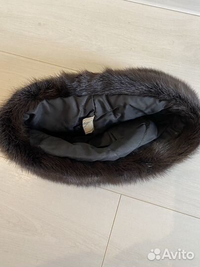 Шапка норковая женская