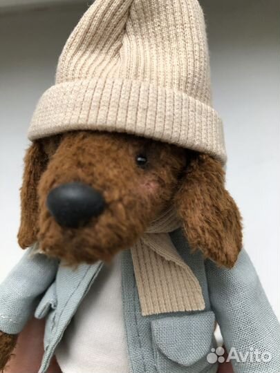 Собачка тедди игрушка ручной работы