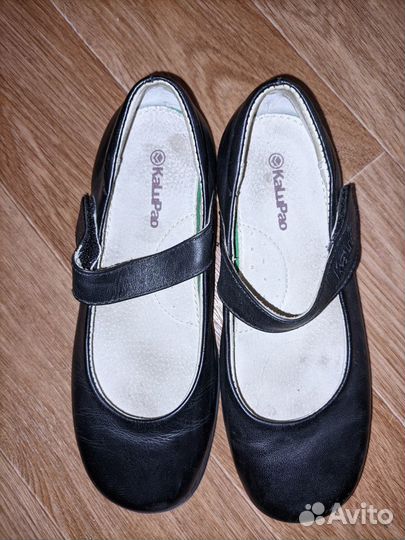 Туфли кожаные для девочки 34 размер