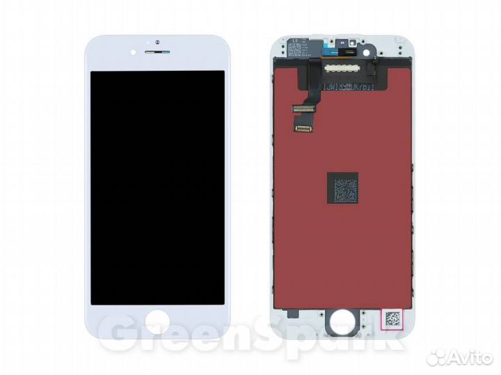 Дисплей для iPhone 6 +тач белый с рамкой copy