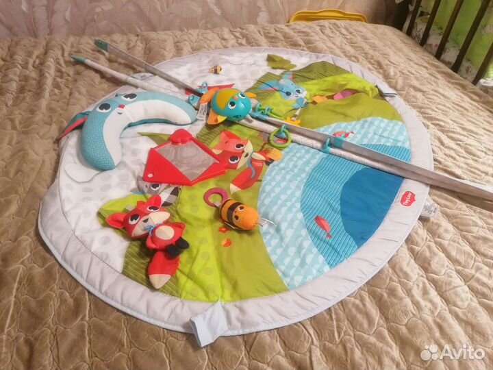 Развивающий коврик tiny love солнечная полянка