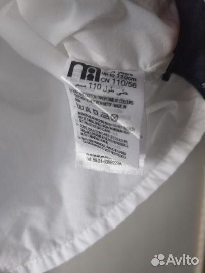 Рубашка mothercare 110 и брюки zara 110