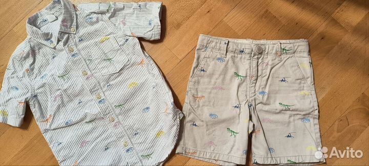 Шорты + Рубашка GAP 4-5 лет