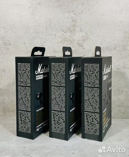 Marshall Motif II ANC black, оригинал