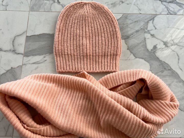 Снуд шарф женский с шапкой