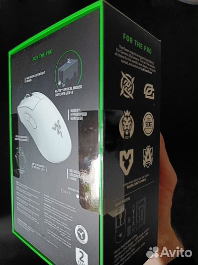 Razer DeathAdder V3 Pro White новая + глайды Tiger