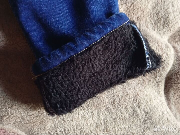 Джинсы утепленные на девочку