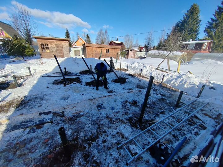 Фундамент на винтовых сваях Винтовые сваи под ключ