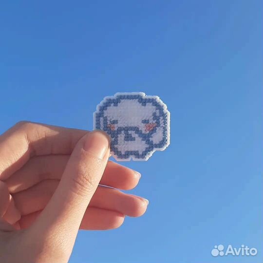 Аниме значки из мулине на заказ