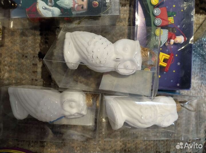 Елочная игрушка стекло