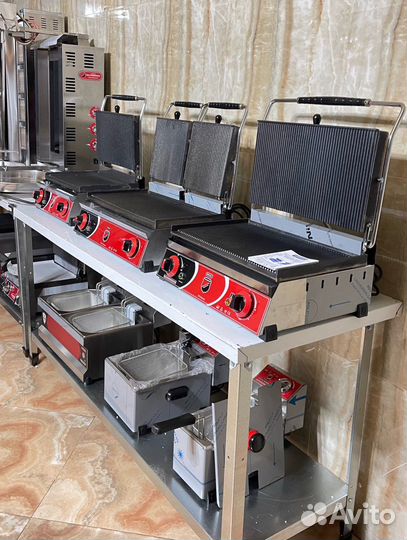 Гриль прижимной для шаурмы