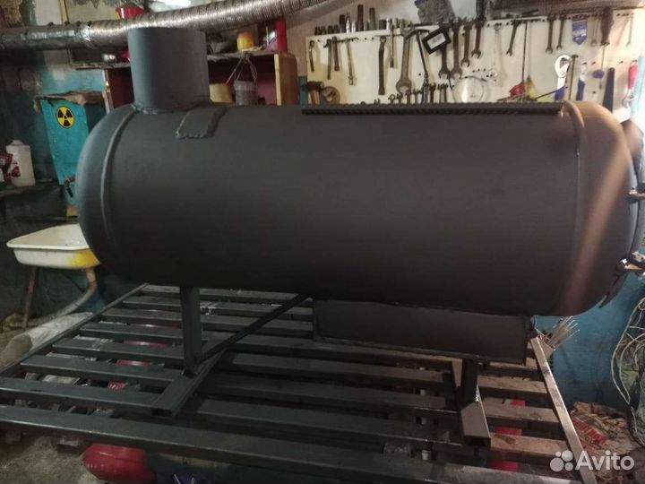 Буржуйка из пропанового баллона