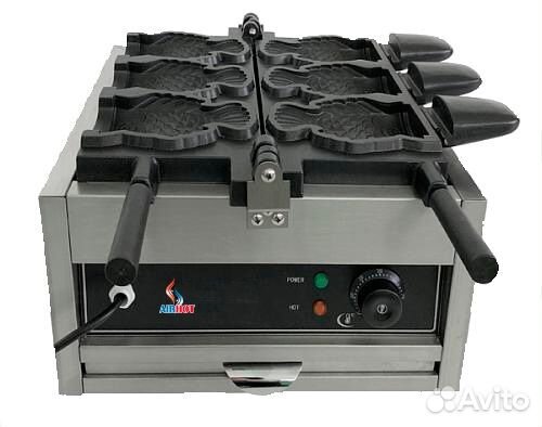 Вафельница airhot рыбки WBF-3