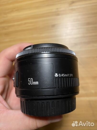 Объектив canon ef 50mm f1.8