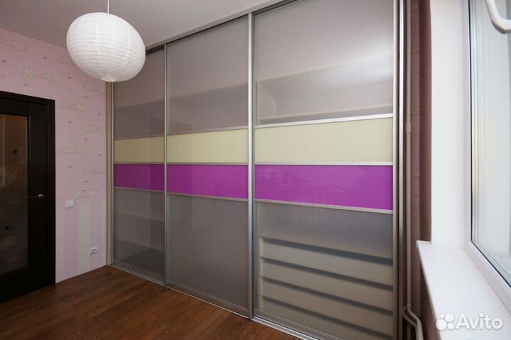 Шкаф с антресолью купе