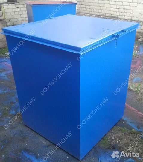 Мусорный контейнер из металла 0,75 м3 Арт 6870