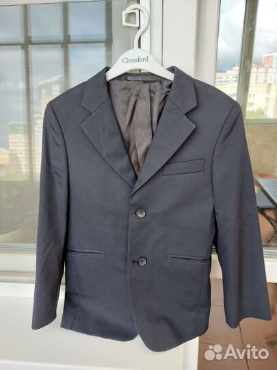 Пиджак школьный для мальчика 134