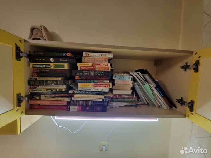 Письменный стол для школьника на двоих + шкафчики