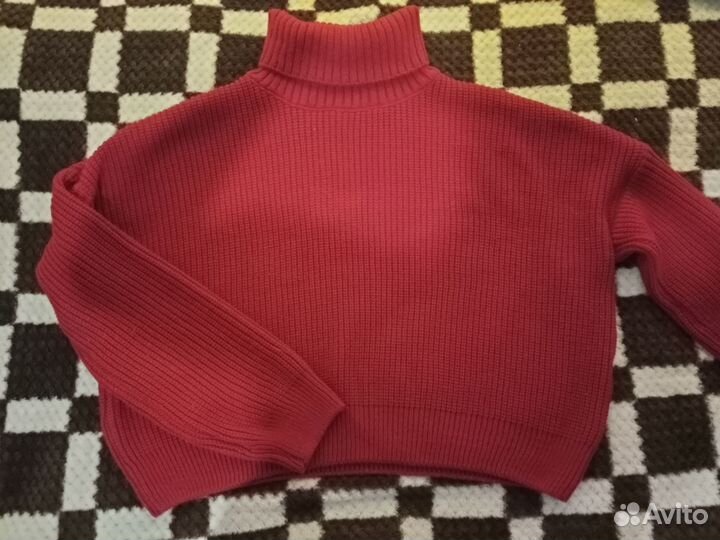 Свитер женский оверсайз с горлом