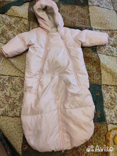 Зимний комбинезон для девочки, р-р 62-68