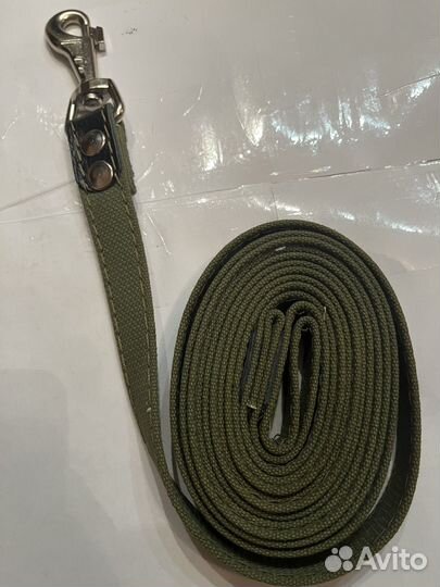 Брезентовый поводок для собак