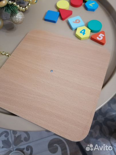 Часы игрушка/ дерево