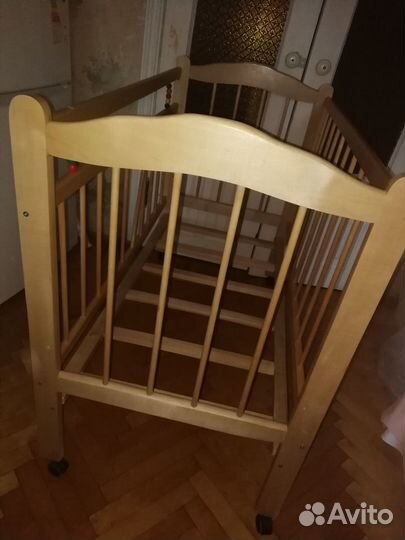 Детская кроватка 120*60 с эколог. матрасом