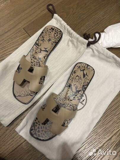 Шлепки hermes oran оригинал