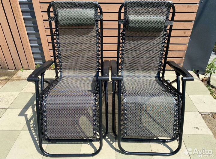 Кресло шезлонг 2штуки бесплатная доставка