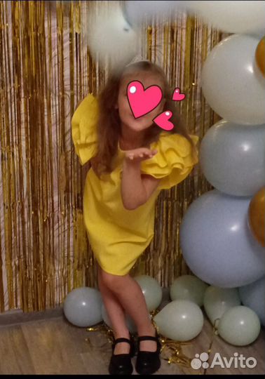 Платье для девочки 122-128