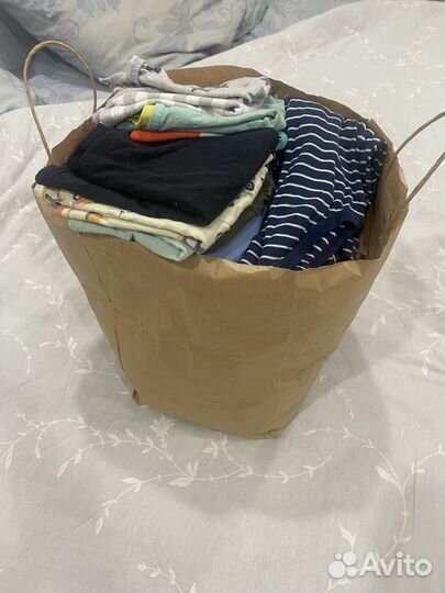 Детские вещи пакетом для мальчика 80 86