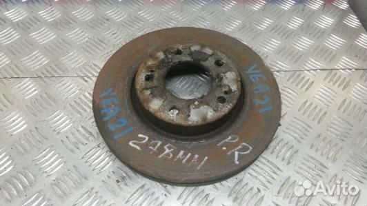 Диск тормозной передний hyundai tucson JM (YEA21K6