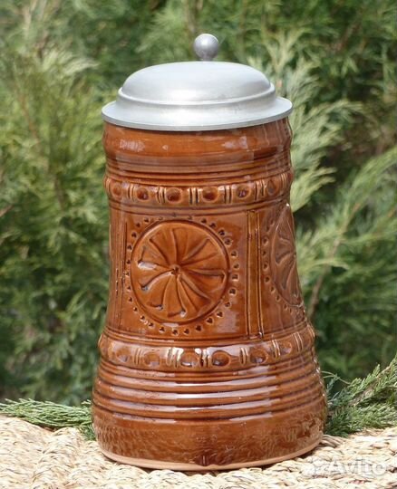 Немецкая пивная кружка 1,4 литра. Винтаж