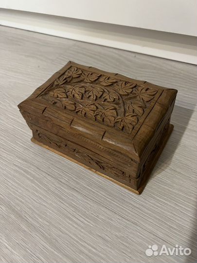 Деревянная шкатулка 70-е годы
