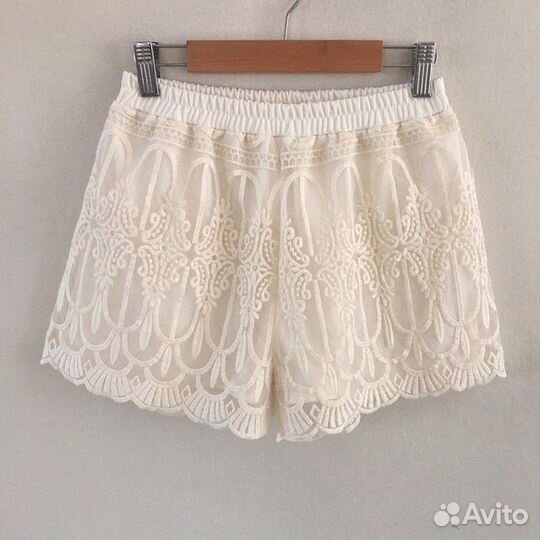 Женские кружевные летние шорты