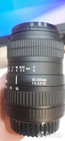 Объектив sigma 55 200 для canon