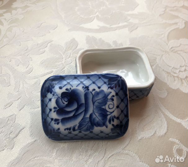 Шкатулка гжель СССР