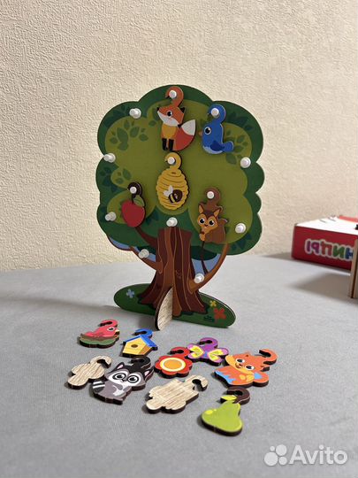 Развивающие деревянныеигрушки пакетом